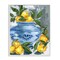 Stupell Industries Indigo & Lemon Vase Framed Giclee, design by Melissa Wang